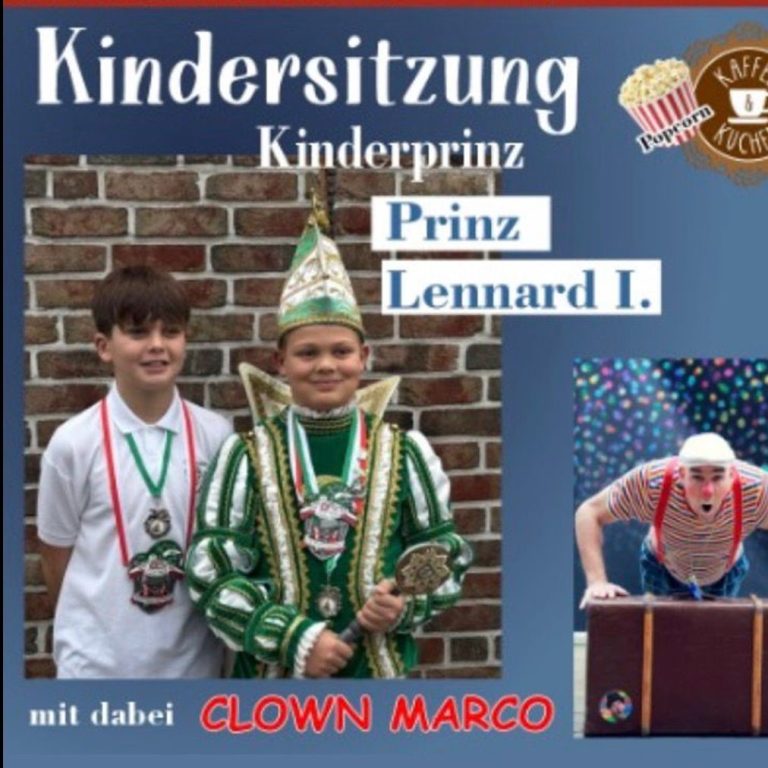 Kindersitzung Bunte Festveranstaltung mit vielen Menschen in Kostümen und Luftballons im Zelt.